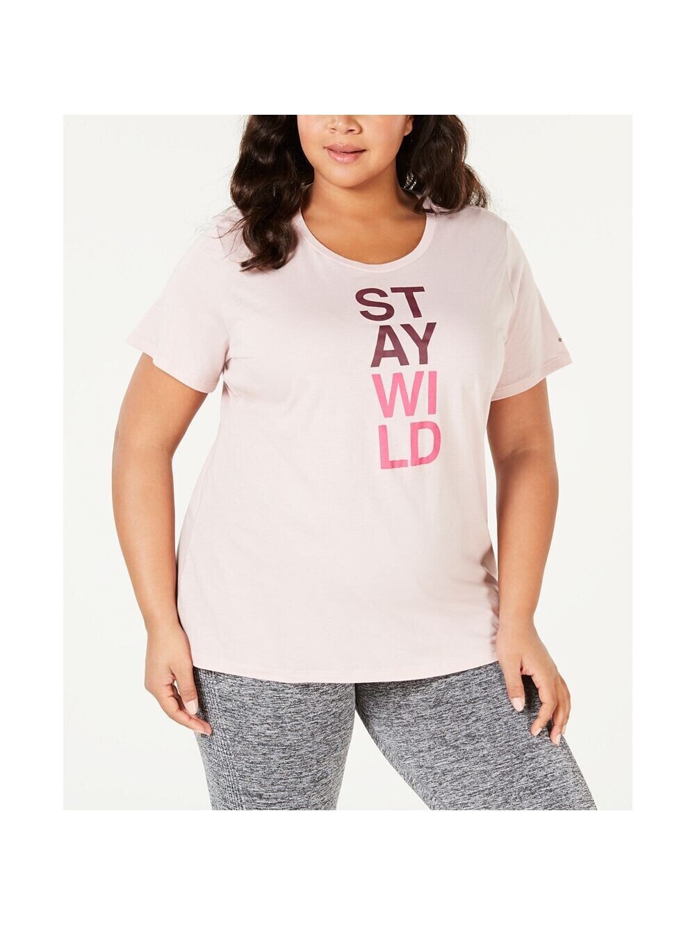 Columbia Plus Size Word Block T-Shirt Size 1X